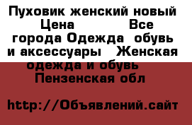Пуховик женский новый › Цена ­ 2 600 - Все города Одежда, обувь и аксессуары » Женская одежда и обувь   . Пензенская обл.